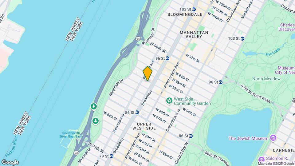 260 W 91st St Map and Location Details