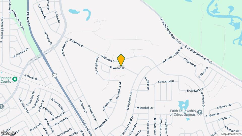 316 W Wason Dr Map and Location Details