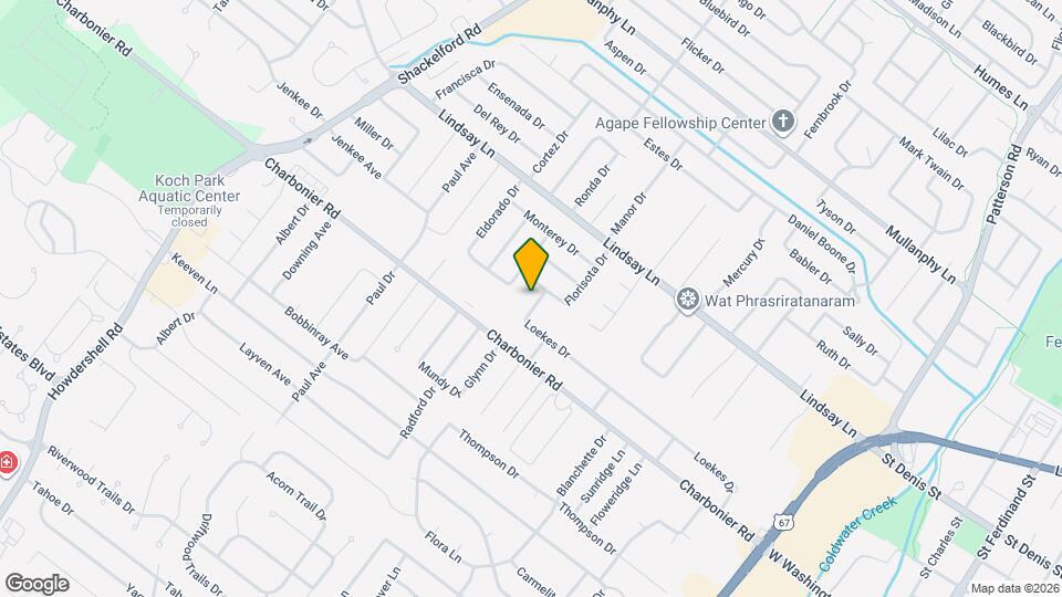 1070 Loekes Dr Map and Location Details