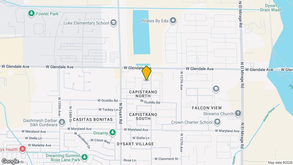 12922 W Fleetwood Ln Map and Location Details