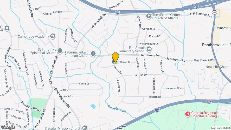 2822 Battle Forrest Dr Map and Location Details