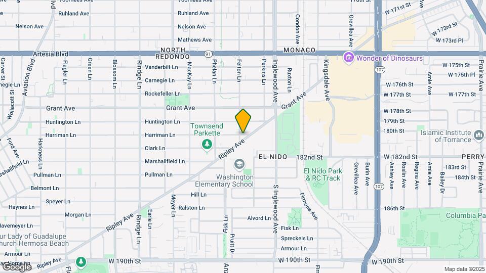 2602 Harriman Ln Map and Location Details