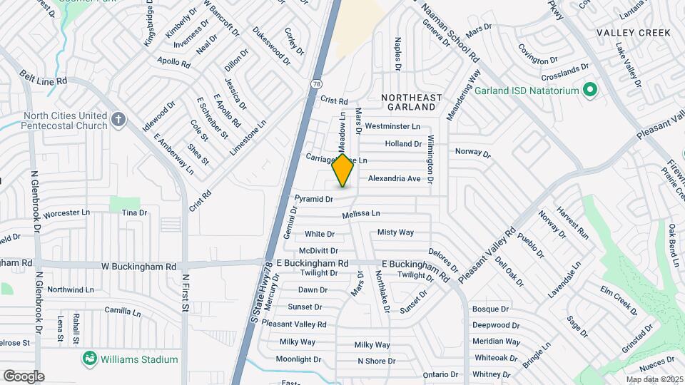 901 Pyramid Dr Map and Location Details