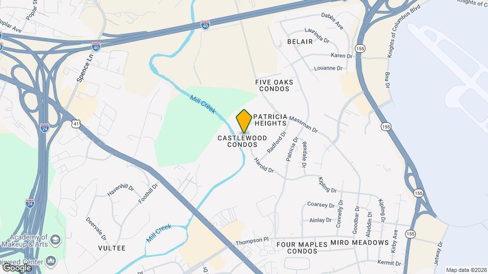 1029 Harold Dr Map and Location Details