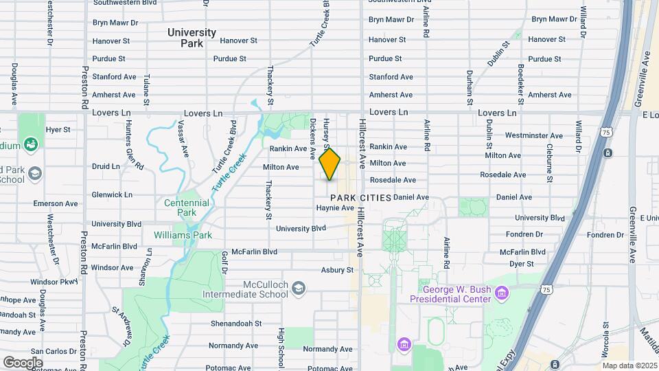 3429 Rosedale Ave Map and Location Details