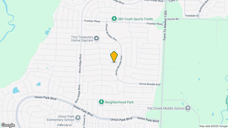1413 Saddle Ridge Dr Map and Location Details