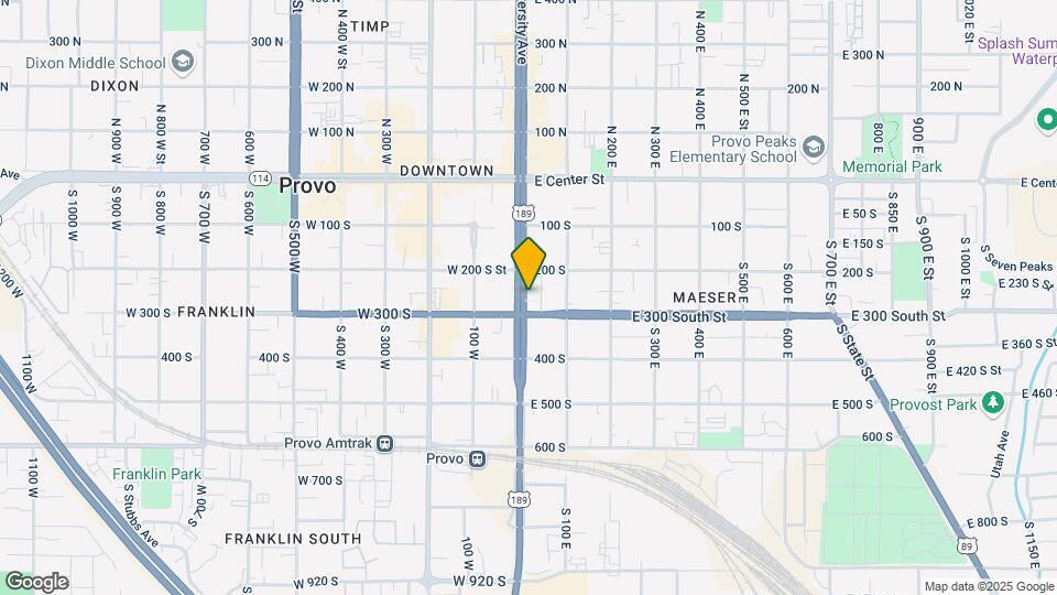 257 S University Ave Map and Location Details