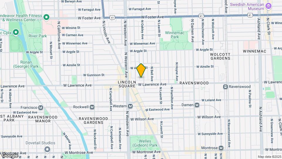 4812 N Oakley Ave Mapa y Detalles de la Ubicación