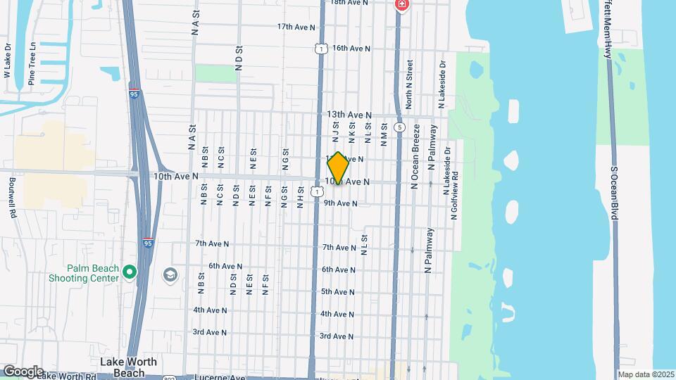 920 N J St Mapa y Detalles de la Ubicación