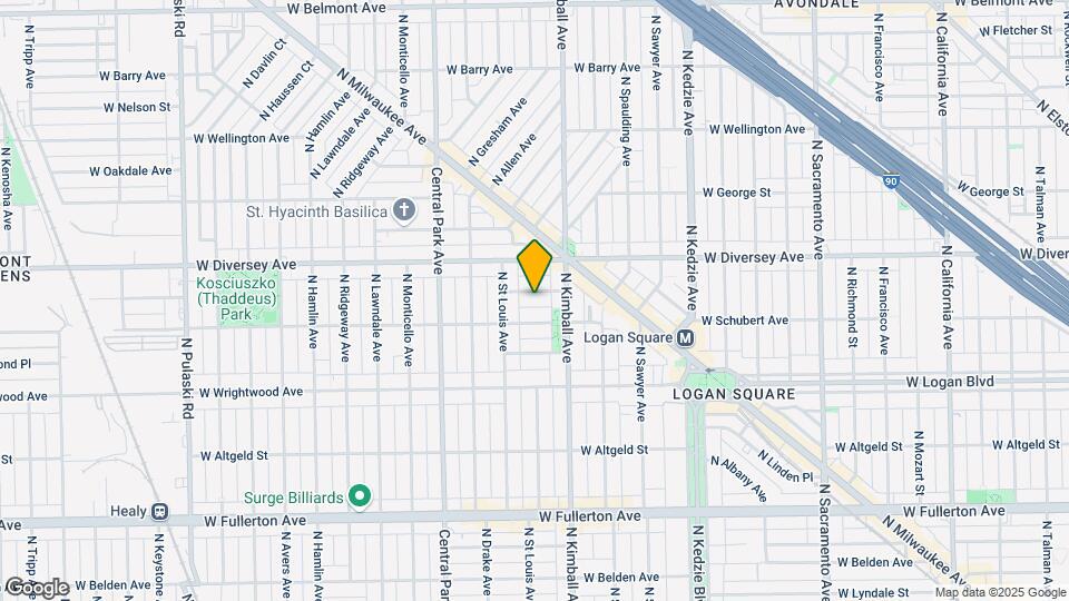 3429 W Parker Ave Map and Location Details