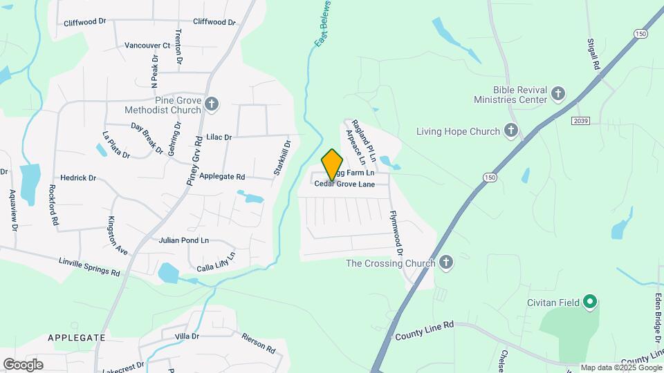 122 Cedar Grove Lane Map and Location Details