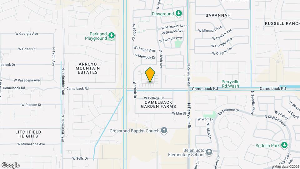 18943 W Pasadena Ave Map and Location Details