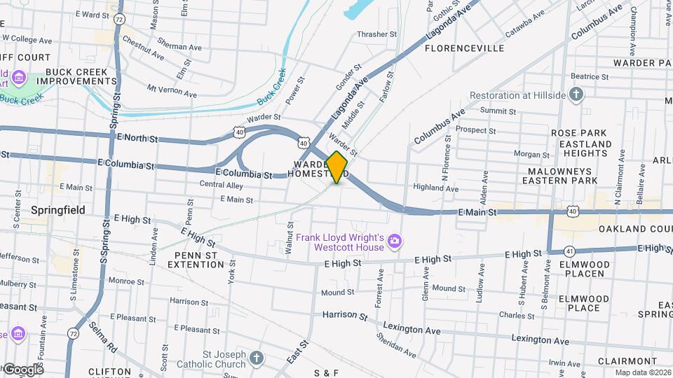 21 N Freeman St Map and Location Details