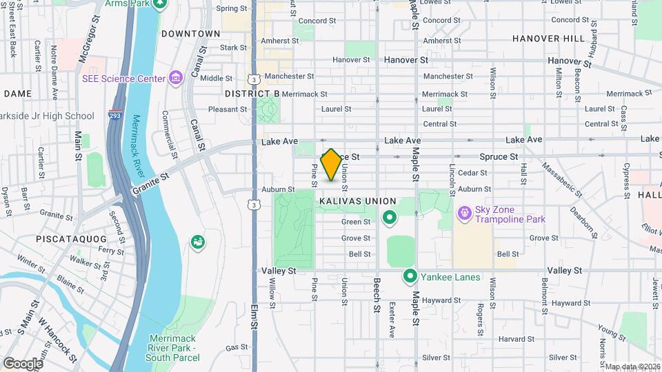 186 Auburn St Map and Location Details