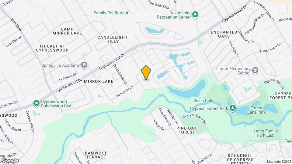 18611 Candleview Dr Map and Location Details