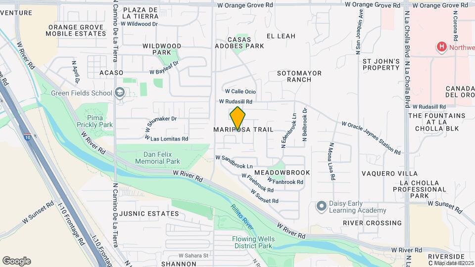 2801 W Duskywing Dr Map and Location Details
