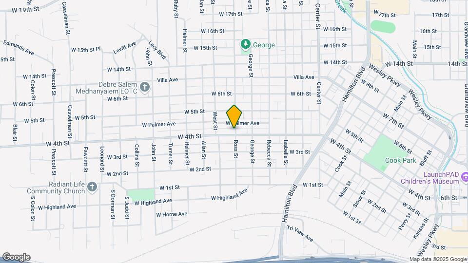 1601 W 4th St Mapa y Detalles de la Ubicación