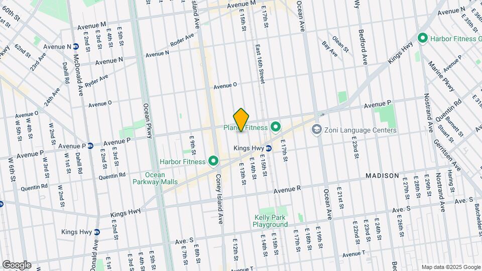 1625 E 13th St Mapa y Detalles de la Ubicación
