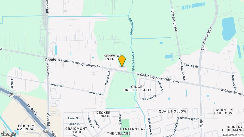 3418 W Cedar Bayou Lynchburg Rd Map and Location Details