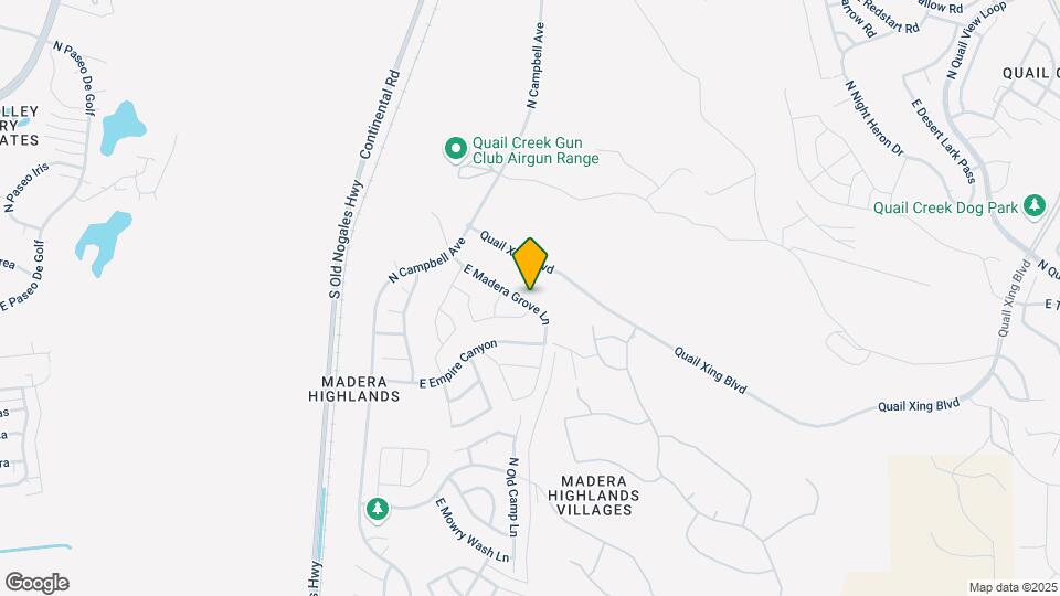 1139 E Madera Grove Ln Map and Location Details