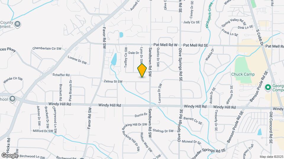 186 Zelma St SW Map and Location Details