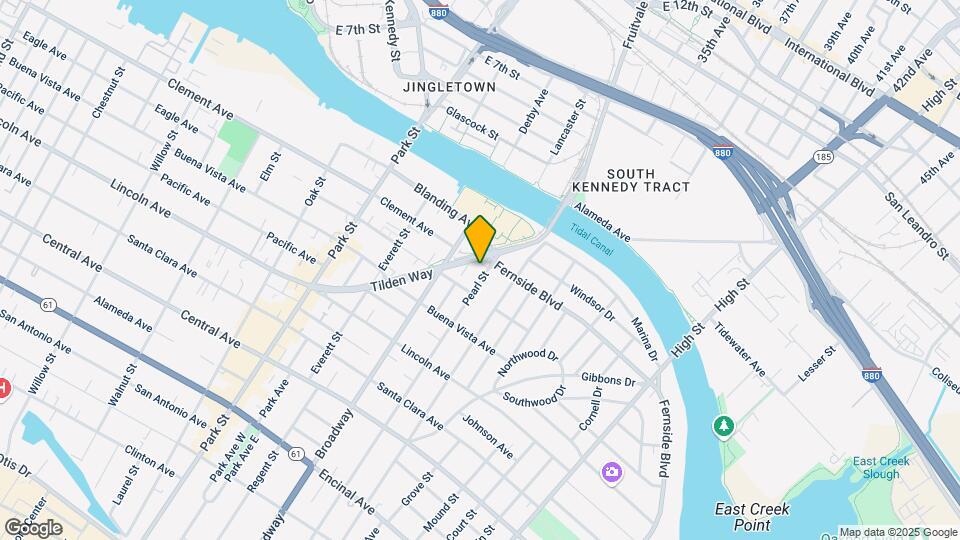 1823 Pearl St Map and Location Details