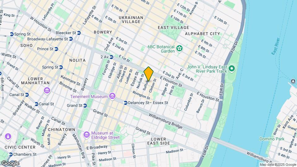 156 Stanton St Mapa y Detalles de la Ubicación