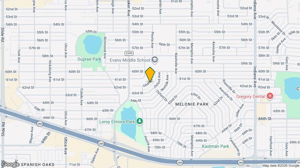 6017 Orlando Ave Map and Location Details