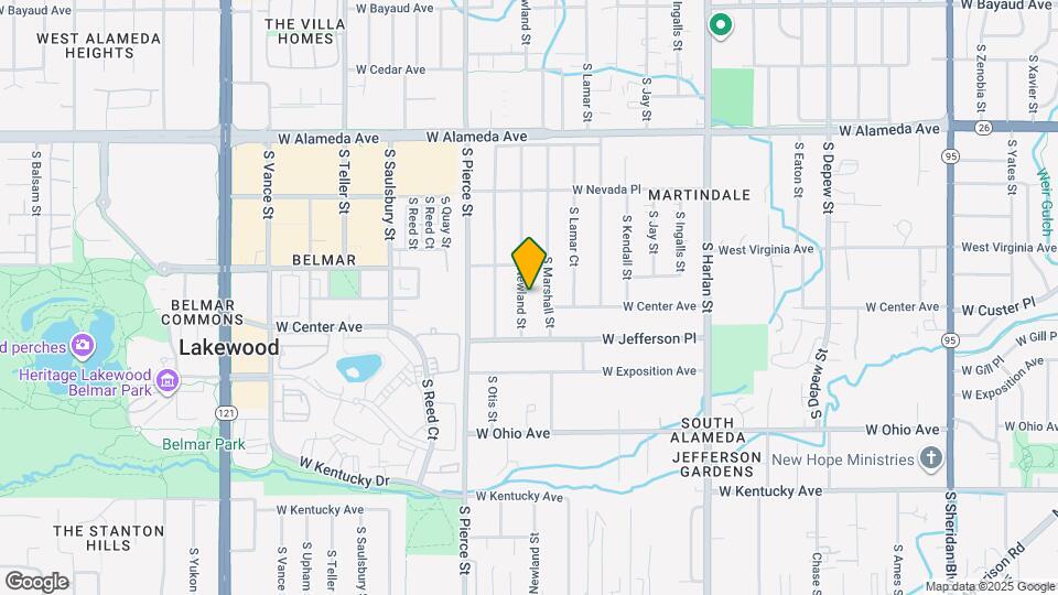 540 S Newland St Map and Location Details