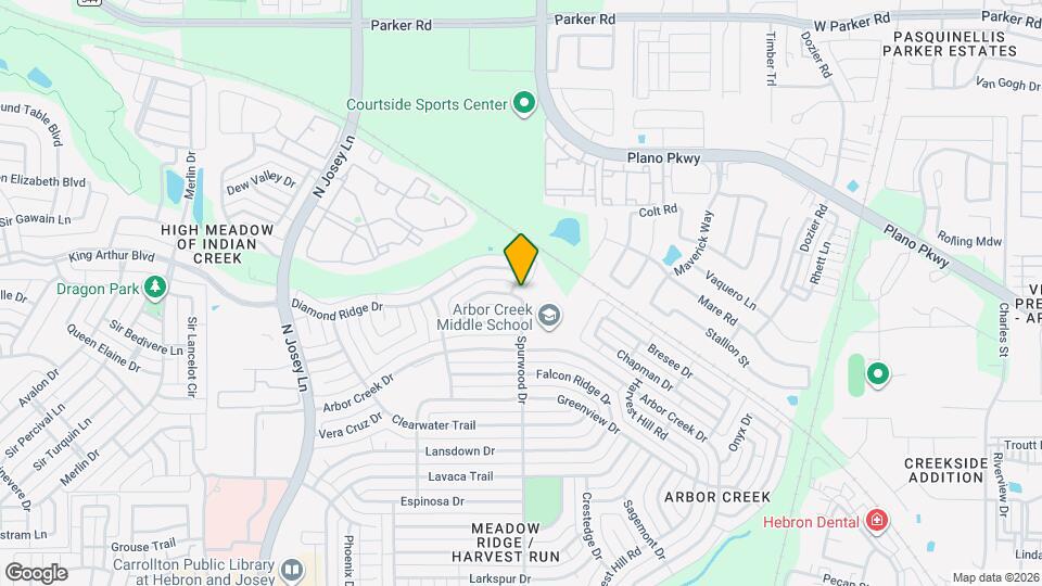 4500 Saddlebrook Dr Map and Location Details