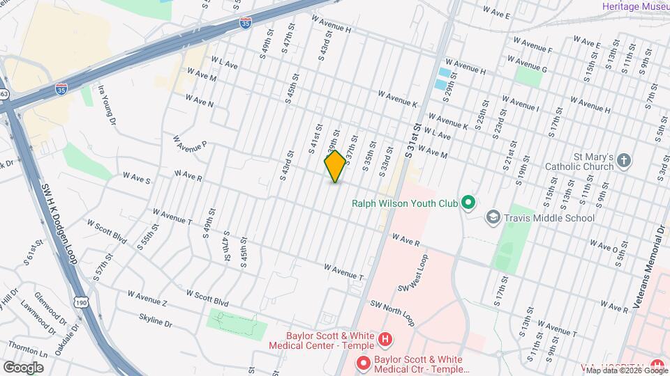 1606 S 37th St Map and Location Details