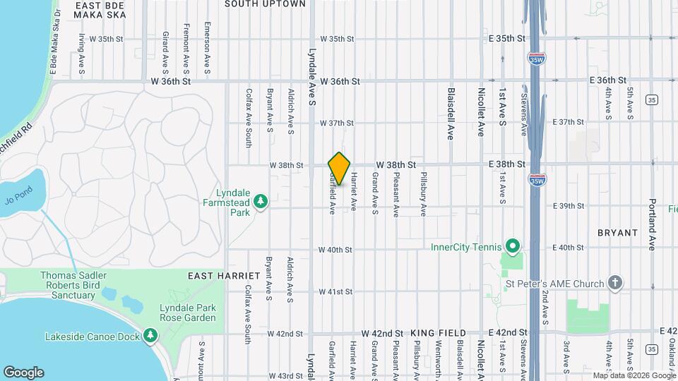 3837 Garfield Ave, Unit 3837 Map and Location Details