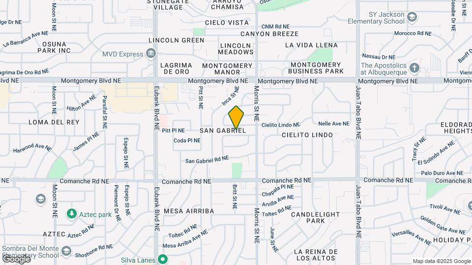 10217 Santa Paula Ave NE Map and Location Details