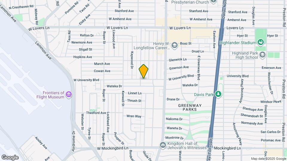5042 W University Blvd Mapa y Detalles de la Ubicación