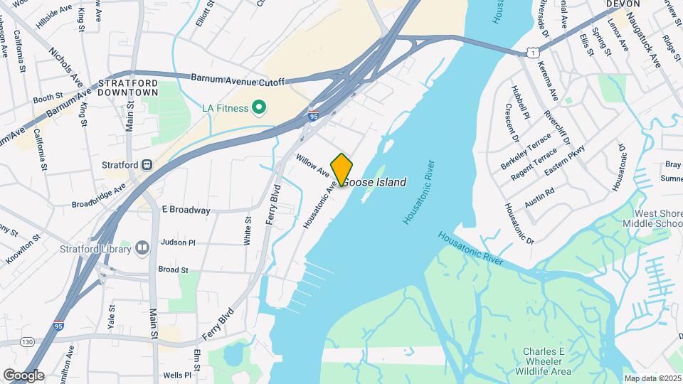 328 Housatonic Ave Map and Location Details