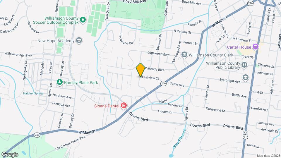 609 Eastview Cir Mapa y Detalles de la Ubicación