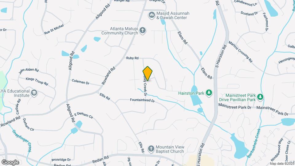 816 Valley Creek Dr Map and Location Details