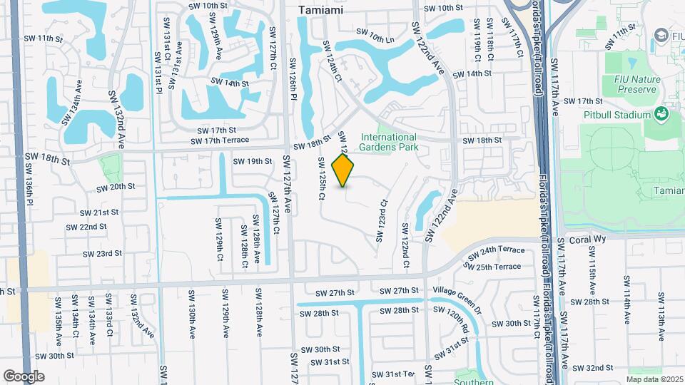 2102 SW 124th Pl Map and Location Details