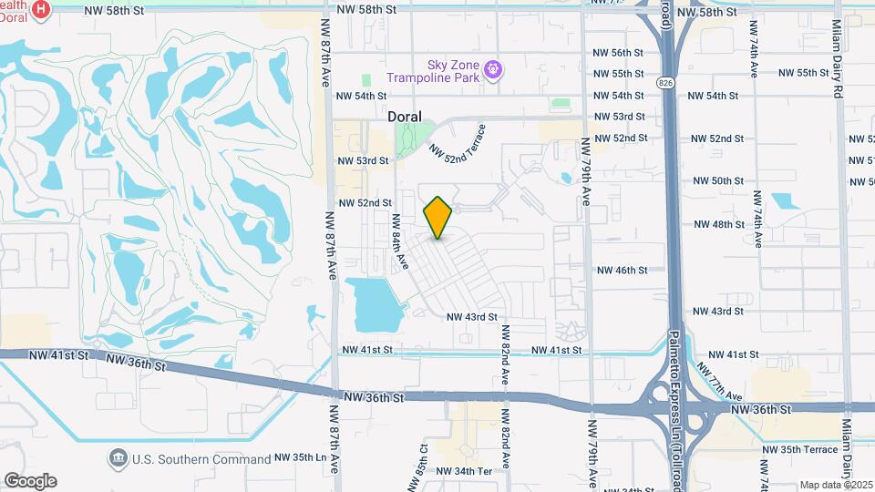 4803 NW 83rd Ct Map and Location Details