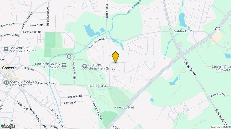 1447 Big Bear Cove NE Map and Location Details