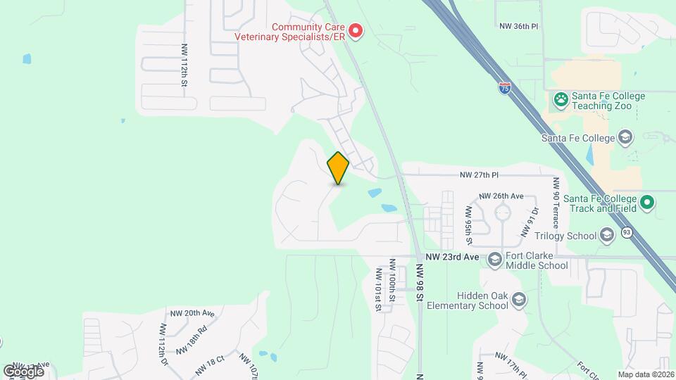 2631 NW 104th Ct Map and Location Details