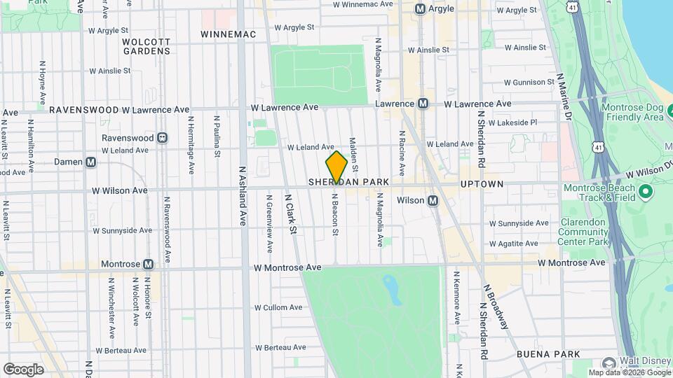 1329 W Wilson Ave, Unit 607 Mapa y Detalles de la Ubicación