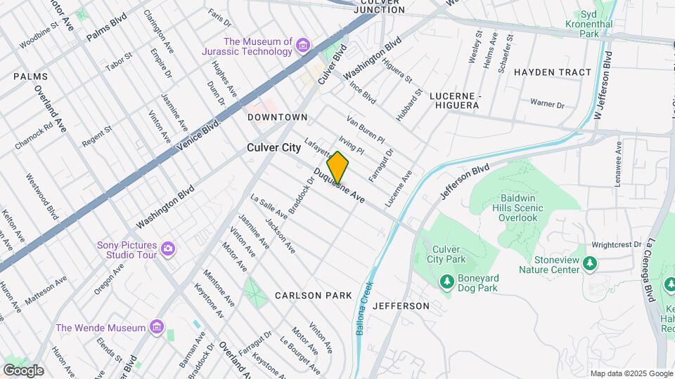 4151 Duquesne Ave Map and Location Details