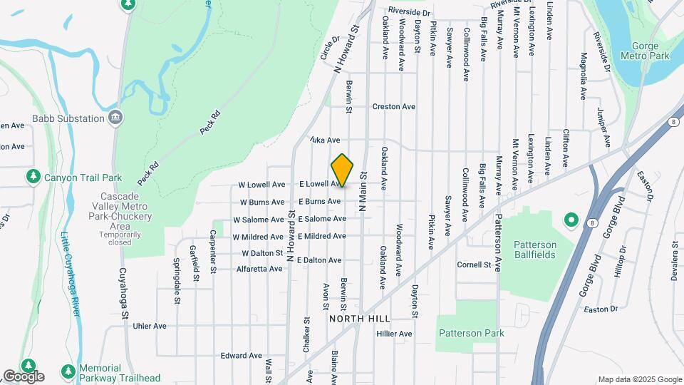 1032 Berwin St Map and Location Details