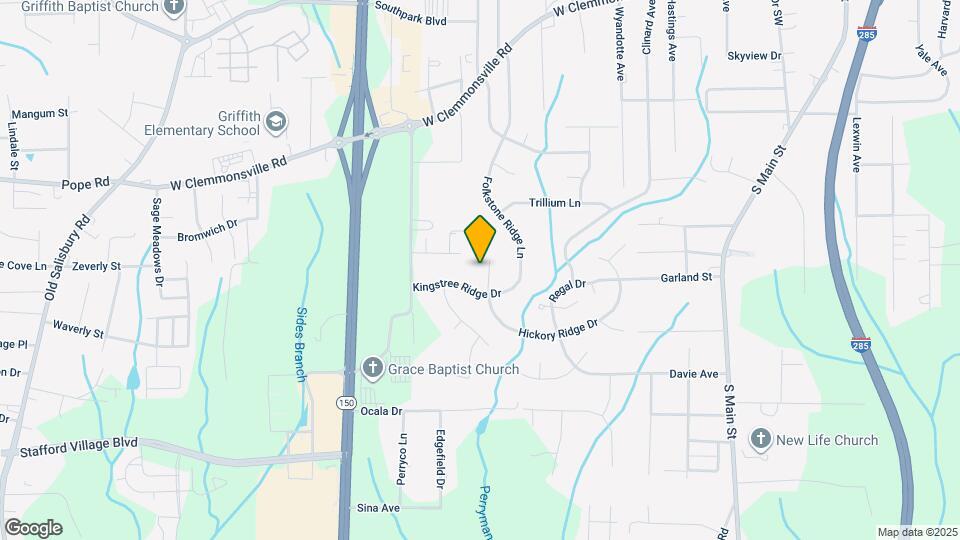 3112 Hickory Ridge Dr Map and Location Details