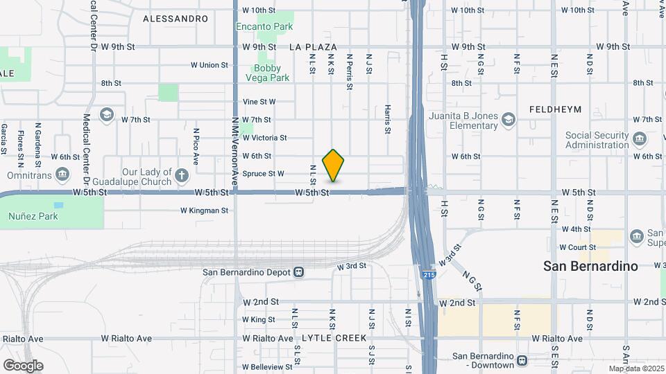 1068 W 5th St Mapa y Detalles de la Ubicación