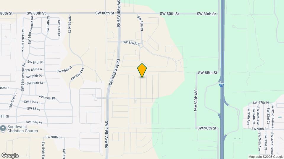 8627 SW 45th Ct Map and Location Details