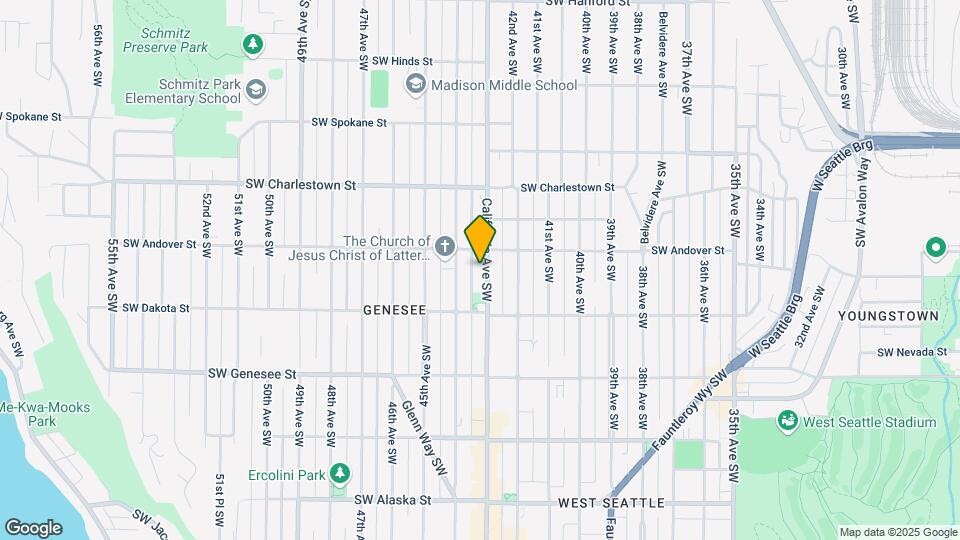 4017 California Ave SW Map and Location Details