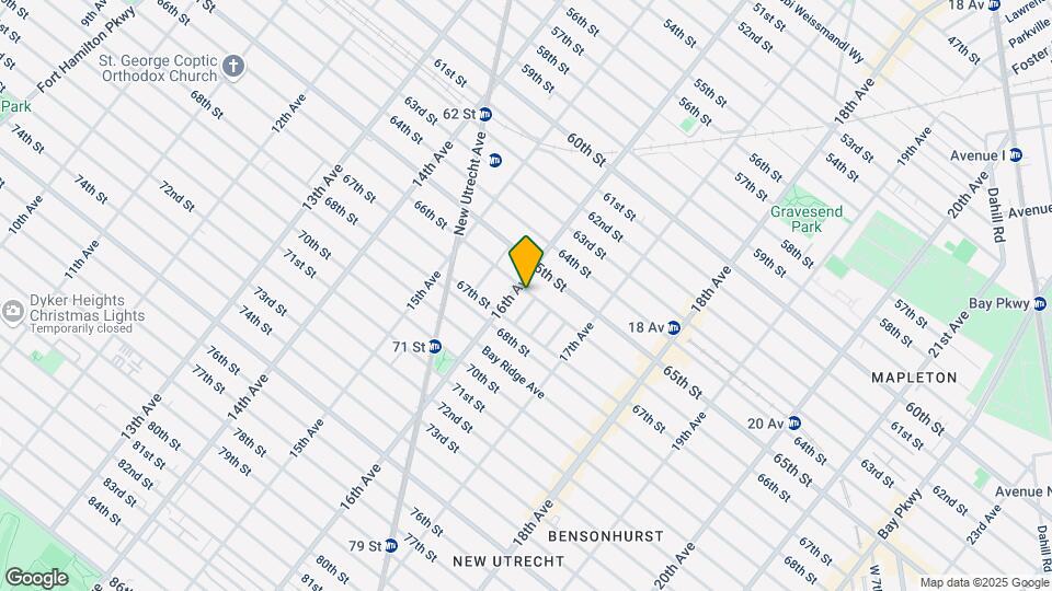 1612 66th St Mapa y Detalles de la Ubicación