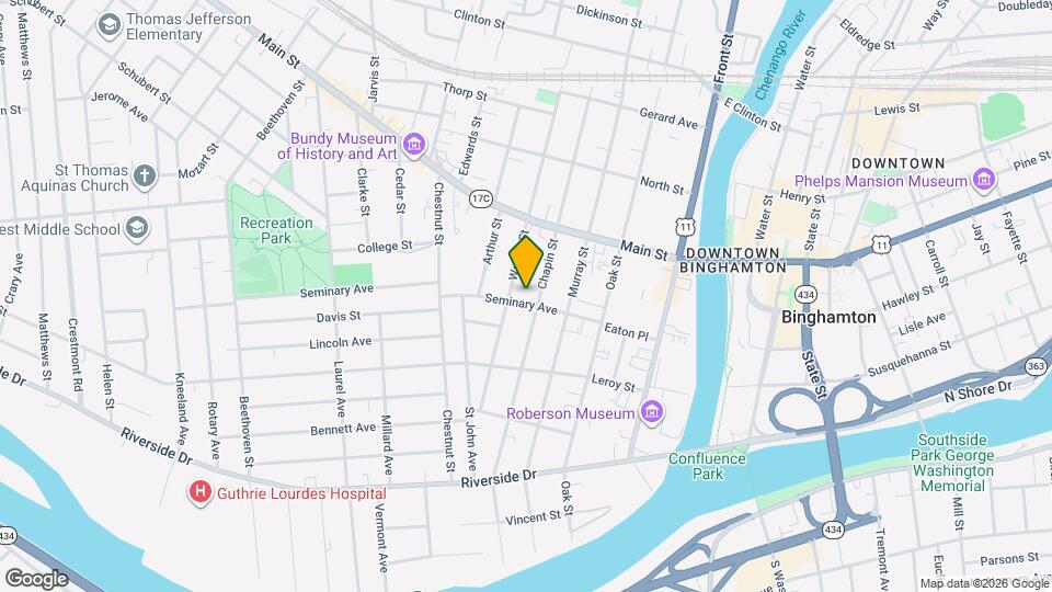 34 Seminary Ave Mapa y Detalles de la Ubicación